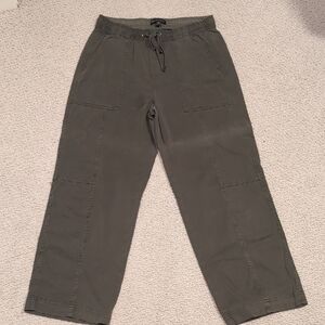 Banana Republic Green Wide Leg Pants